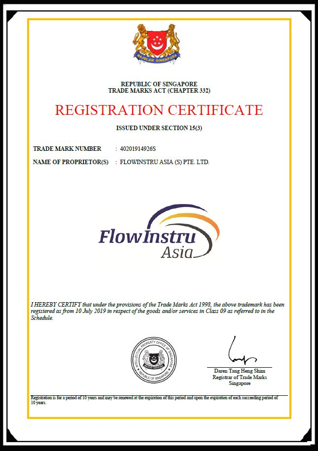 CERTIFICATE OF REGISTRATION